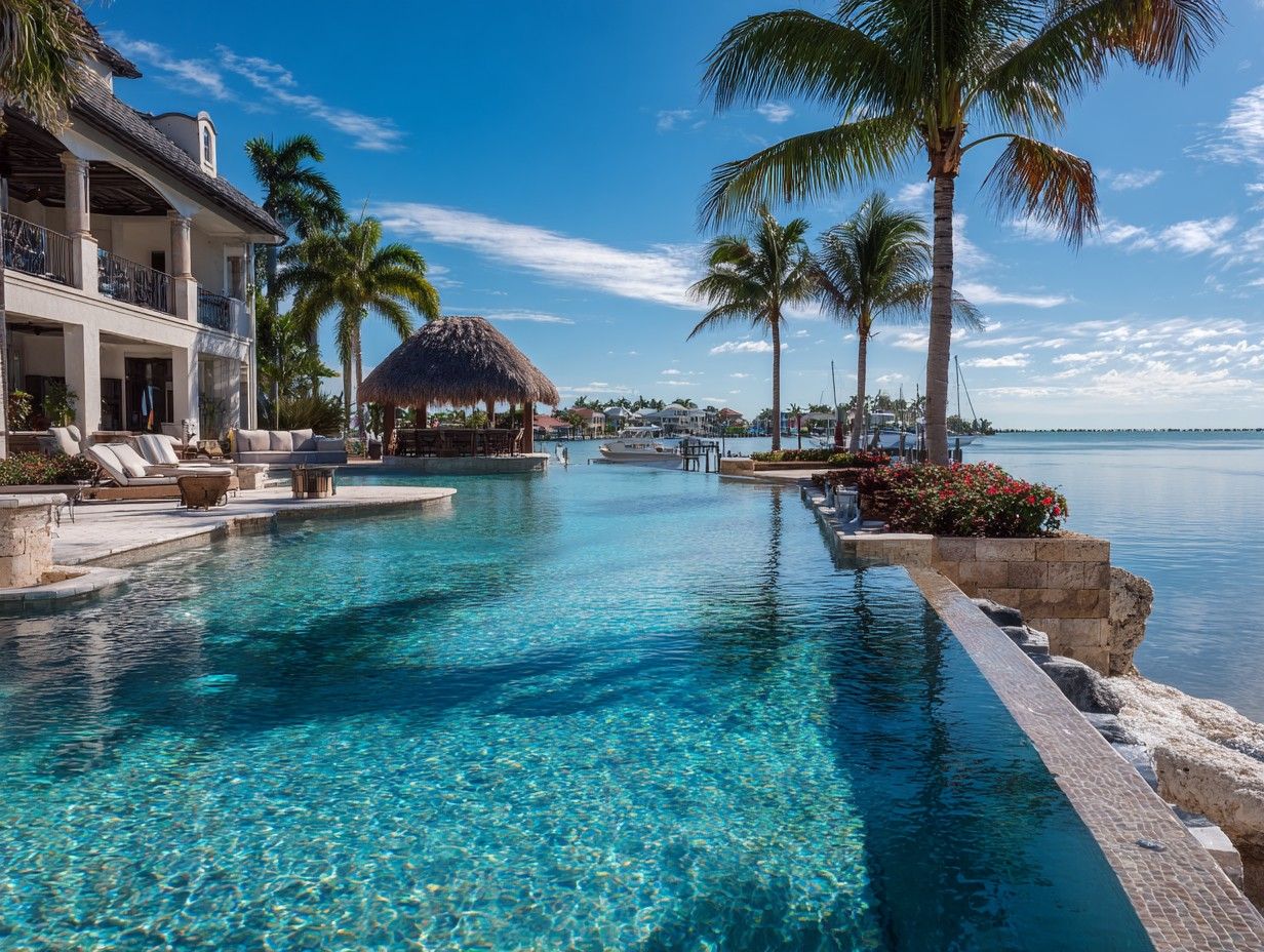 Infinity edge pools