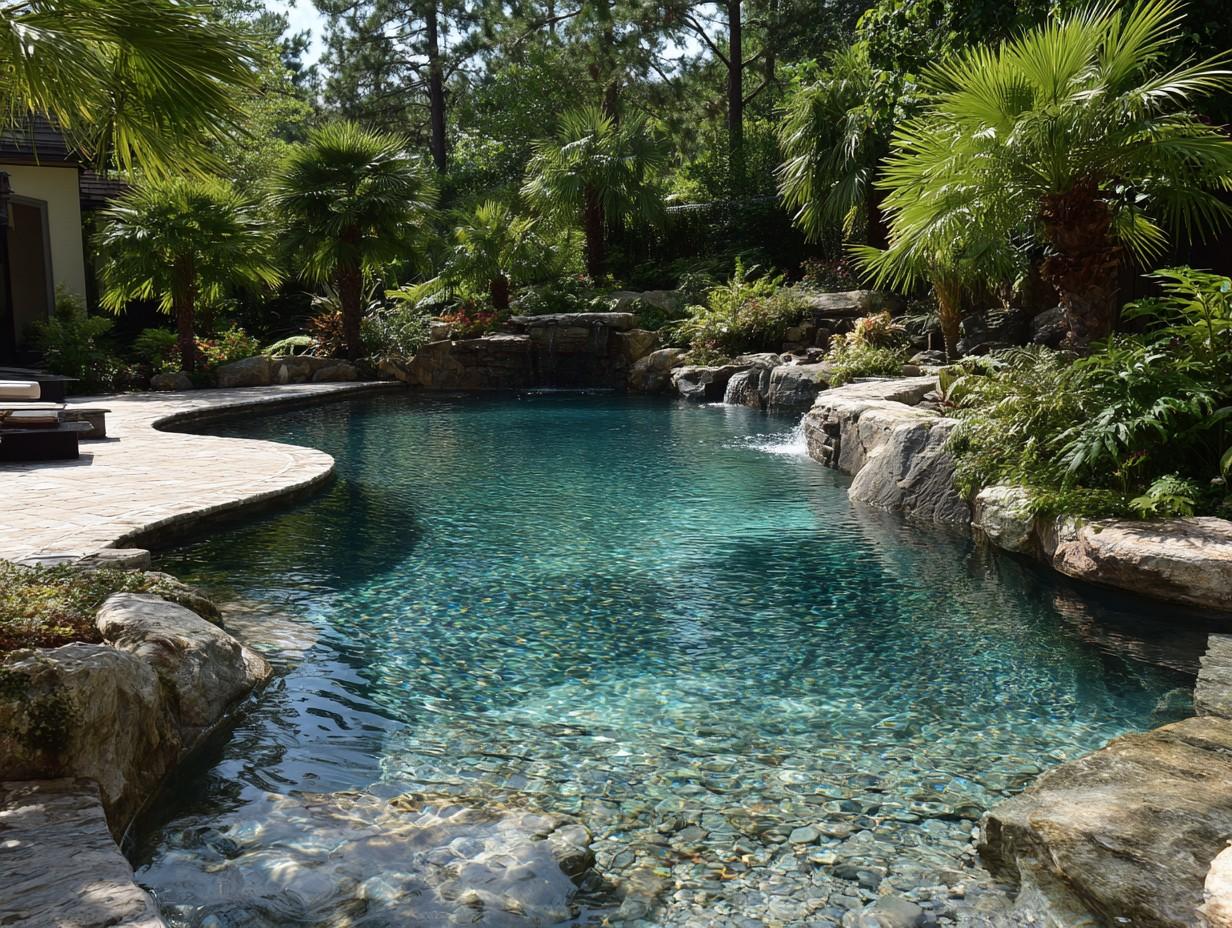 Lagoon-style pools